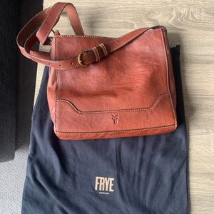 Frye Messenger Crossbody Leather Bag